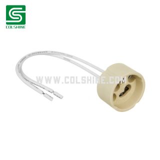 ceramic socket GZ10 250V with 15cm silicone wire